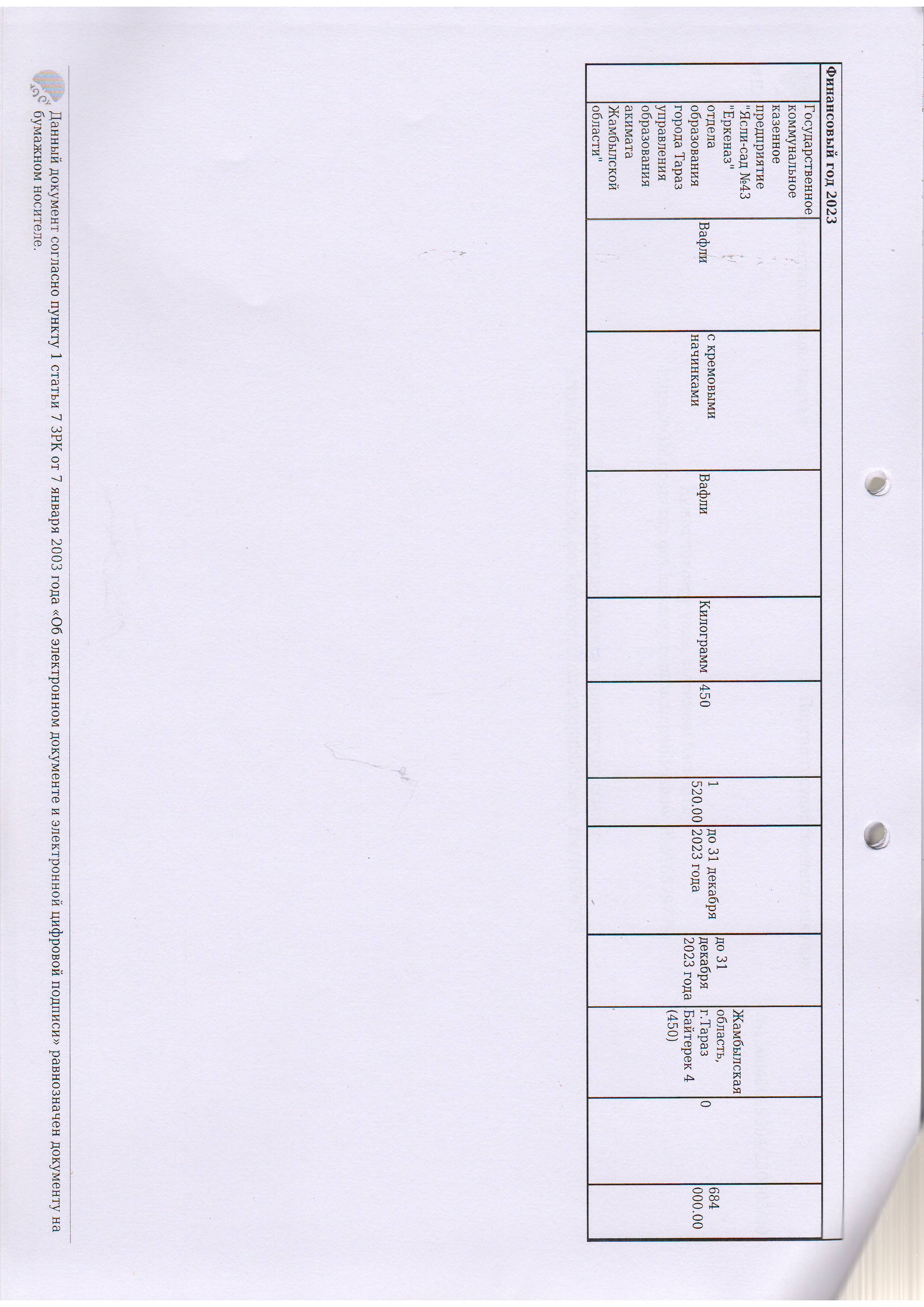 Договор питание №3 ИП Арай 2023