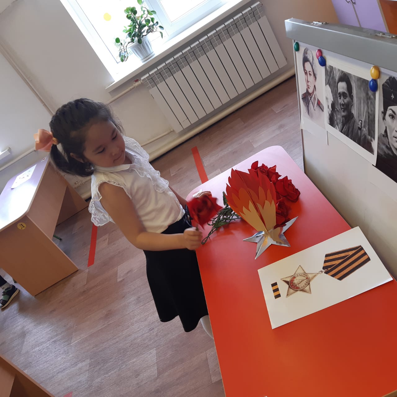 9 мамыр жеңіс күніне арналған ұйымдастырылған тақырыптық оқу қызметі